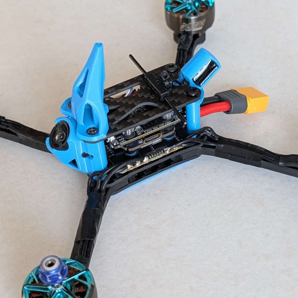 iFlight Borg Stack installed in full 5-inch race quad